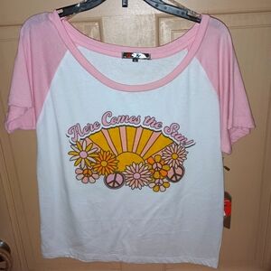 Here comes the sun new crop top